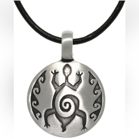 Alihoma Bermudez Jewelry - Pewter Horny Toad Necklace Pendant
